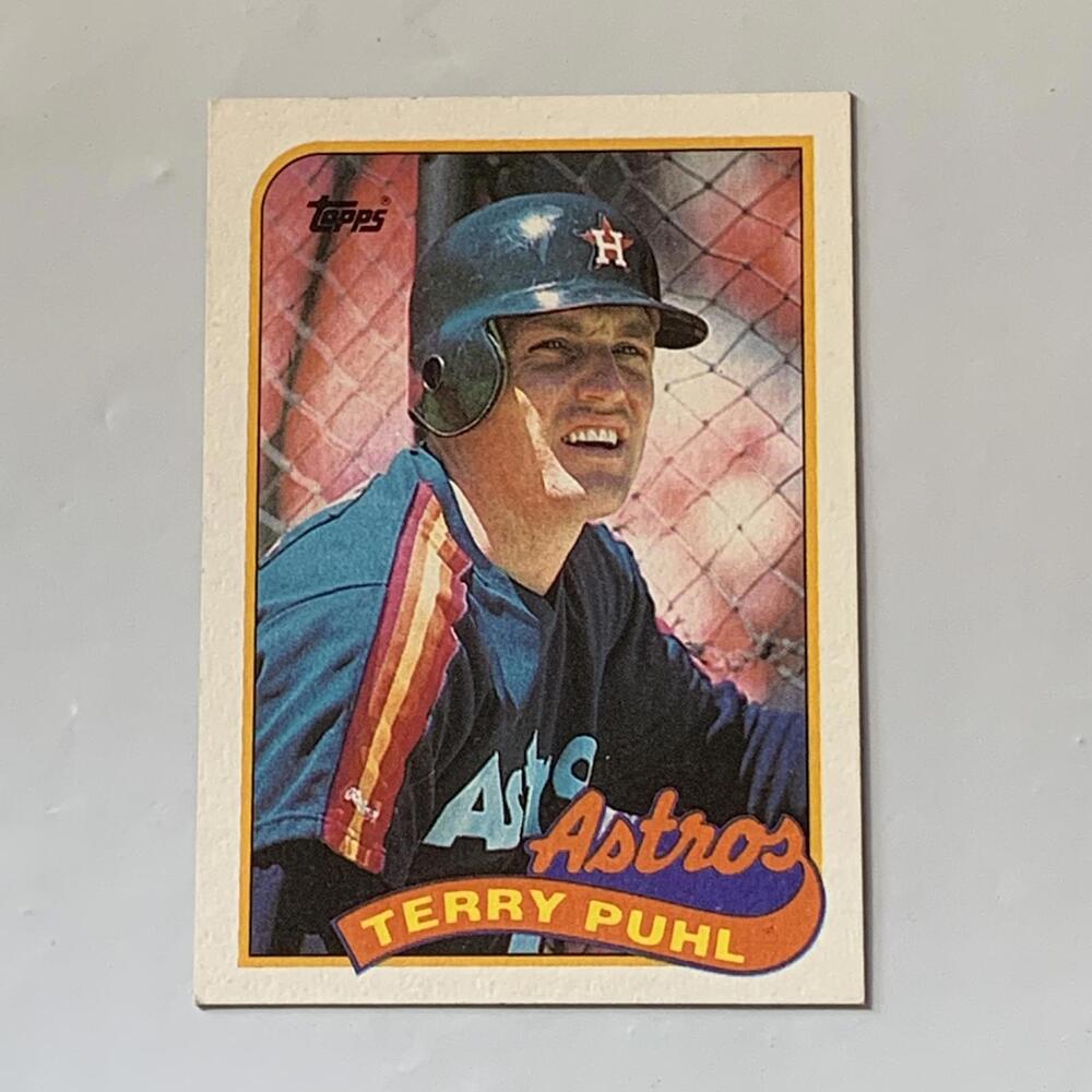 1989 Topps Terry Puhl Houston Astros Baseball Card‎ #119